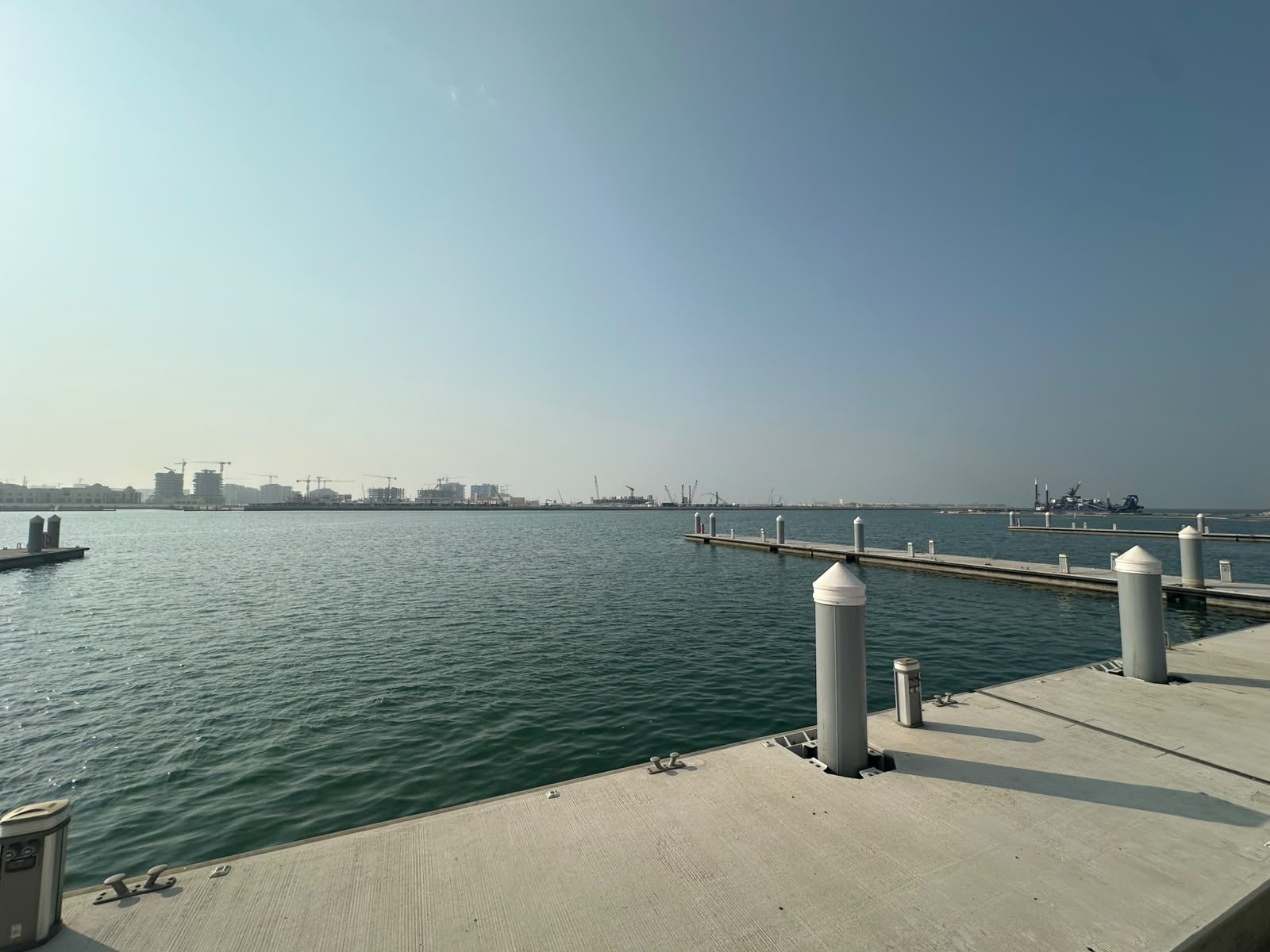 Marina dock view