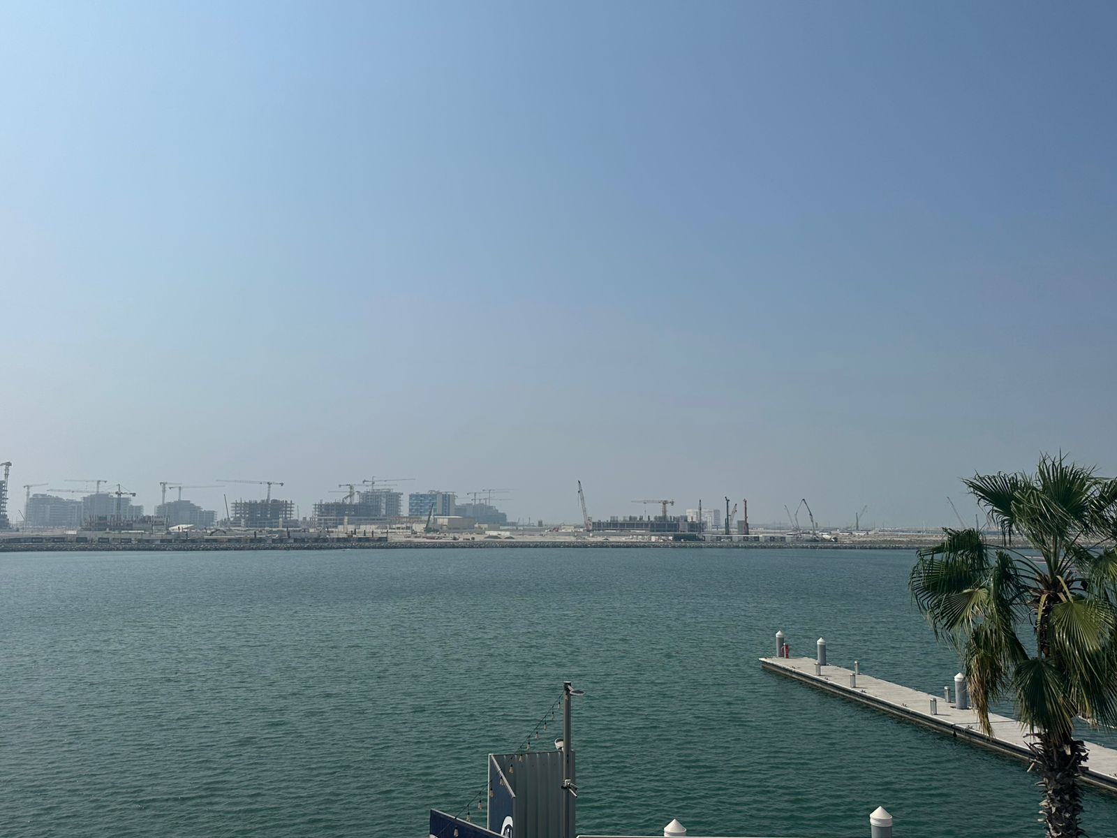 Marina dock view