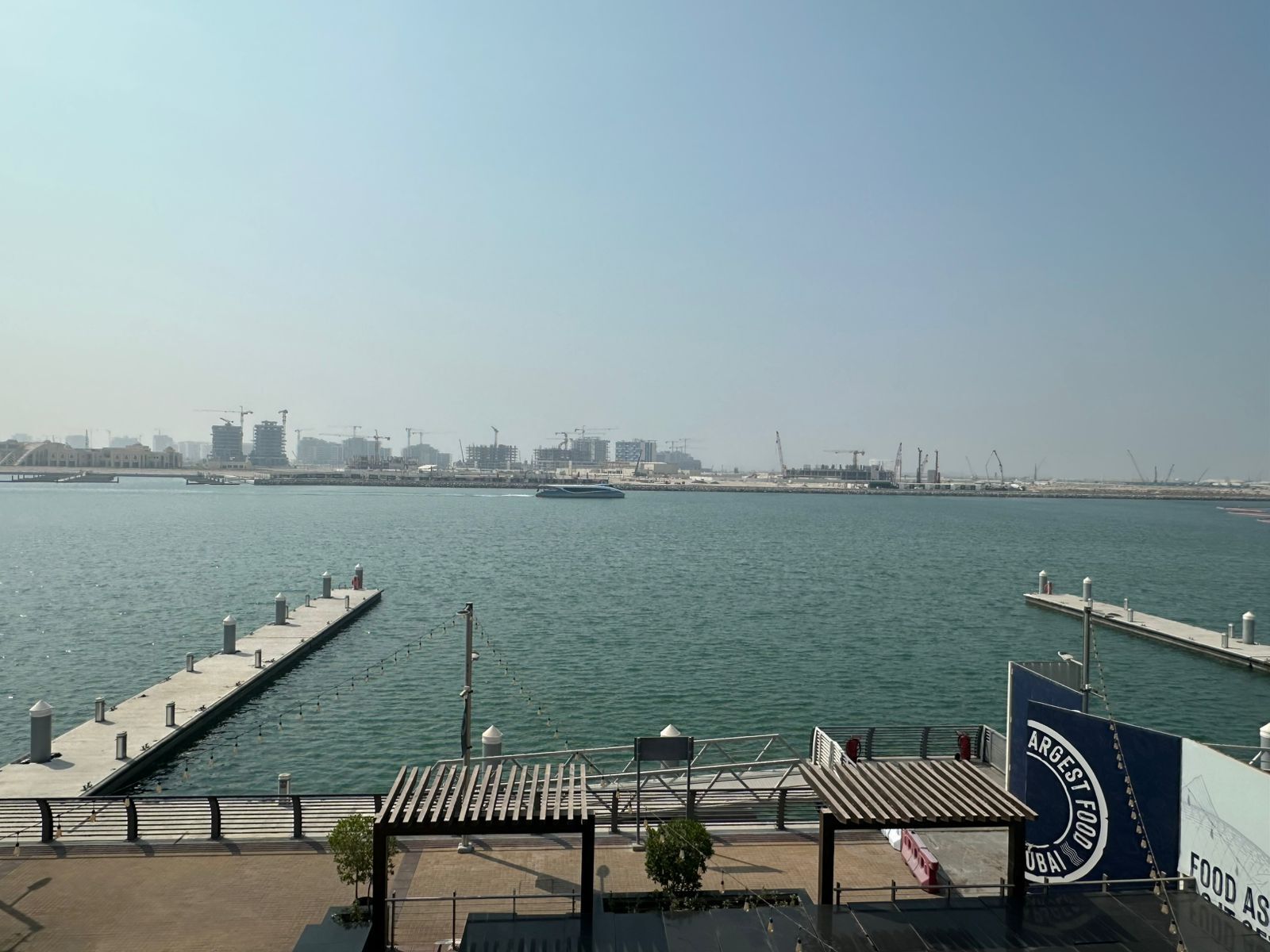 Marina dock view