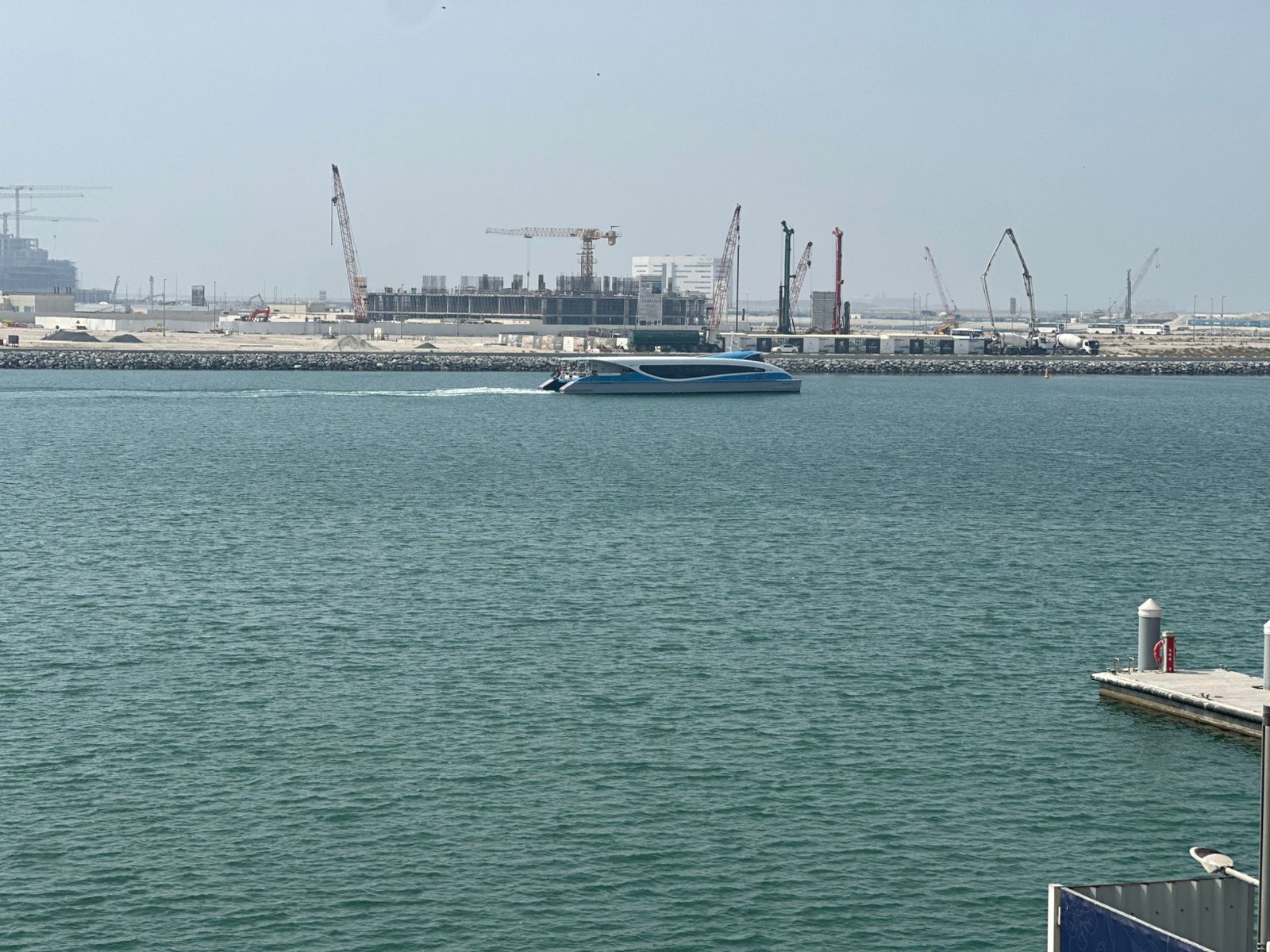 Marina dock view
