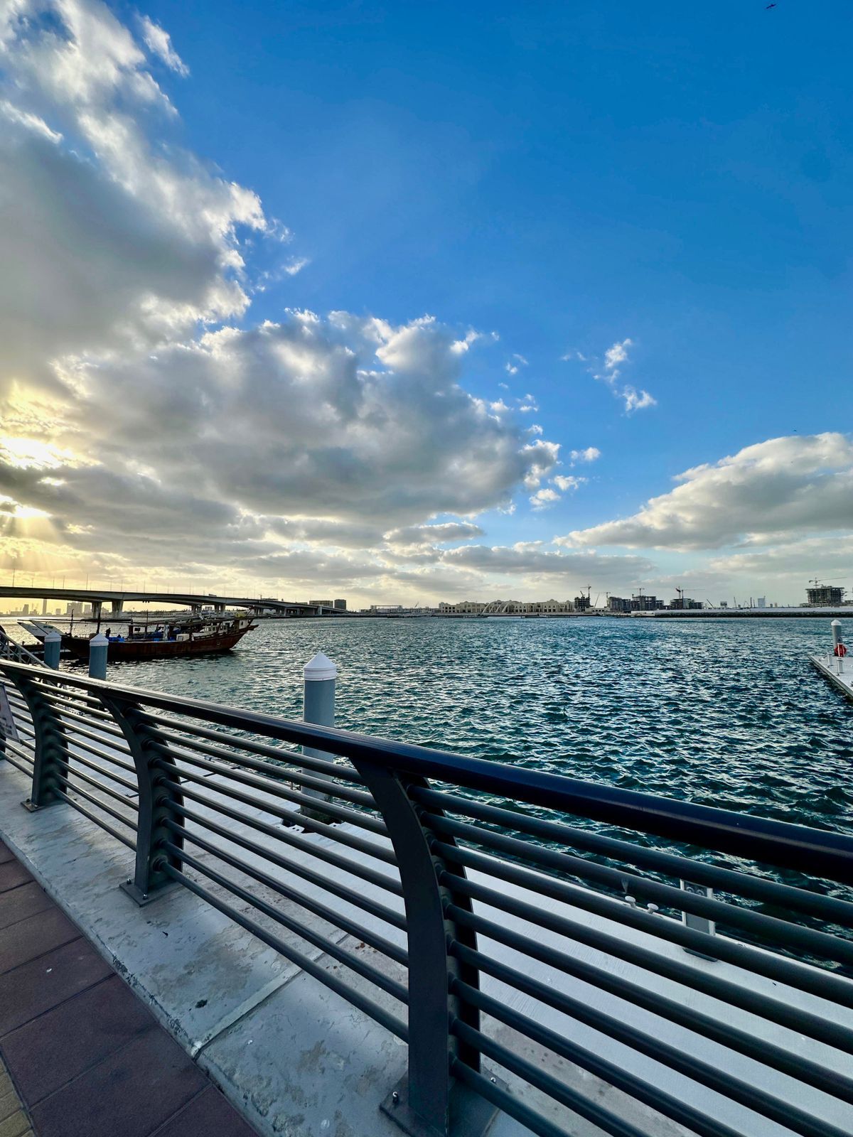 Marina dock view